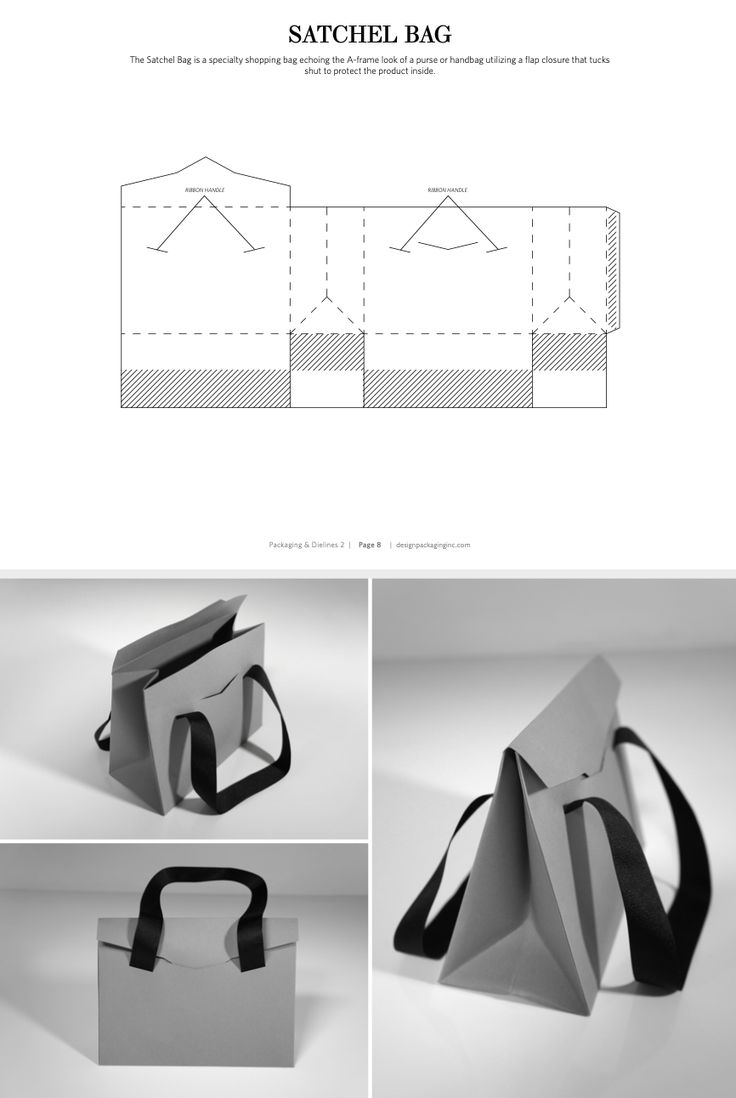 the instructions for how to make an origami bag with handles and straps, which are