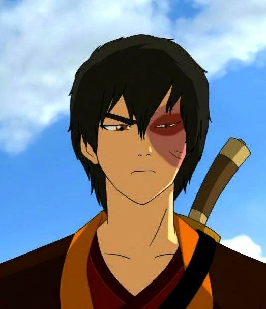 an anime character with black hair holding a knife in his hand and looking at the camera