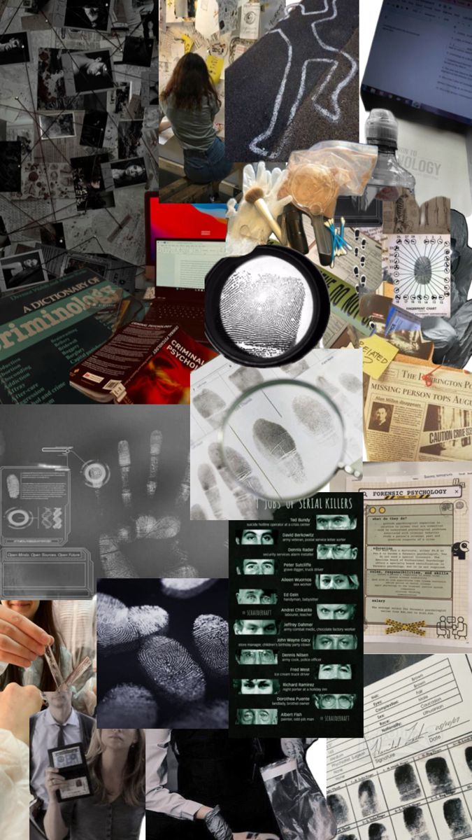 a collage of photos with various items in them