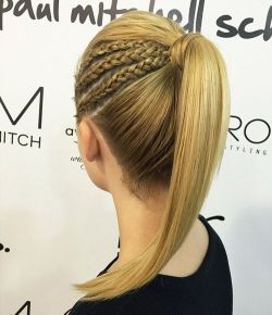 40 High Ponytail Ideas for Every Woman French Braid Ponytail, Pony Hairstyles, French Braid Hairstyles, Braided Ponytail Hairstyles, A Ponytail, A Pony, Trending Hairstyles, Long Straight Hair, Braided Ponytail