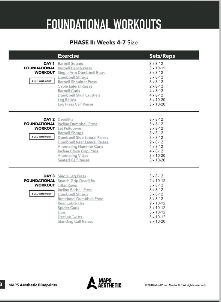 the printable worksheet for an exercise program is shown in black and white