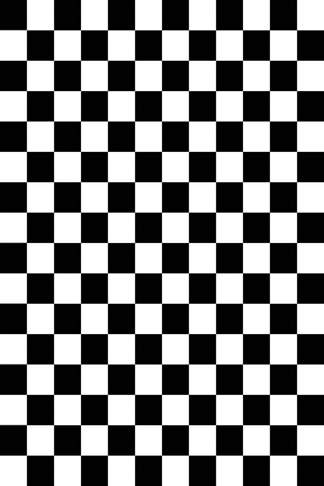 a black and white checkerboard pattern is shown