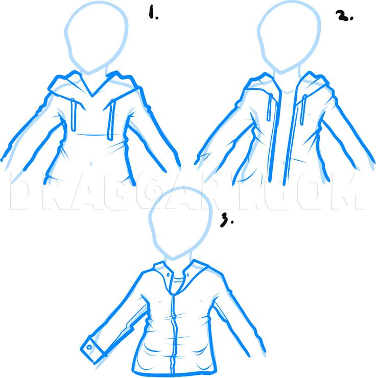 how to draw a woman's jacket in 3 easy steps step by step instructions