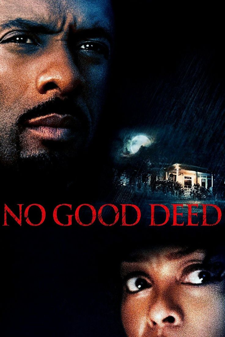 the movie poster for no good dead is shown with two people staring at each other