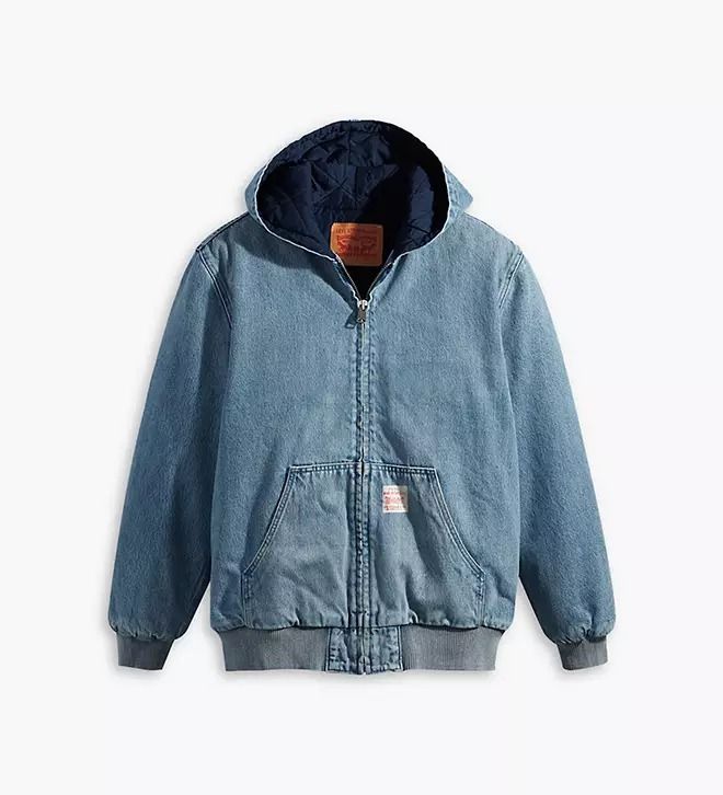 Potrero Denim Hoodie Jacket - Medium Wash | Levi's® US Denim Hoodie Jacket, Denim Jacket With Hoodie, Denim Hoodie, Ebay Clothes, Levis Jacket, Hem Style, Levis Denim, Hoodie Jacket, Long Sleeve Hoodie