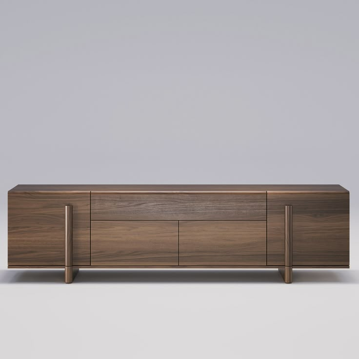 the sideboard is made out of wood