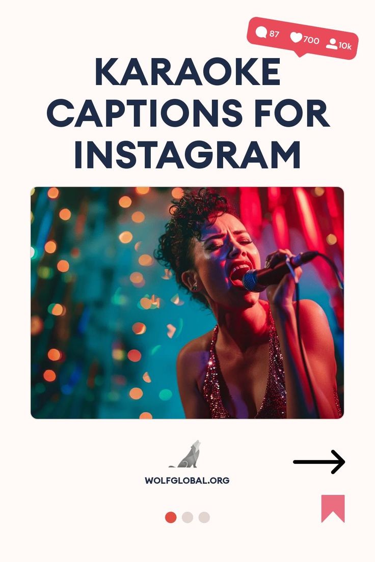 Woman passionately singing at karaoke with text "Karaoke Captions for Instagram" above.
A list of playful karaoke-themed affirmations with emojis and a "Get more" button.
Promotional image featuring a smiling woman with a laptop surrounded by social media icons, offering an exclusive invite to join an Instagram engagement pod. Karaoke Captions Instagram, Singing Captions For Instagram, Singing Captions, Karaoke Quotes, Mic Quotes, Party Quotes, Karaoke Party, King Or Queen, Karaoke Songs