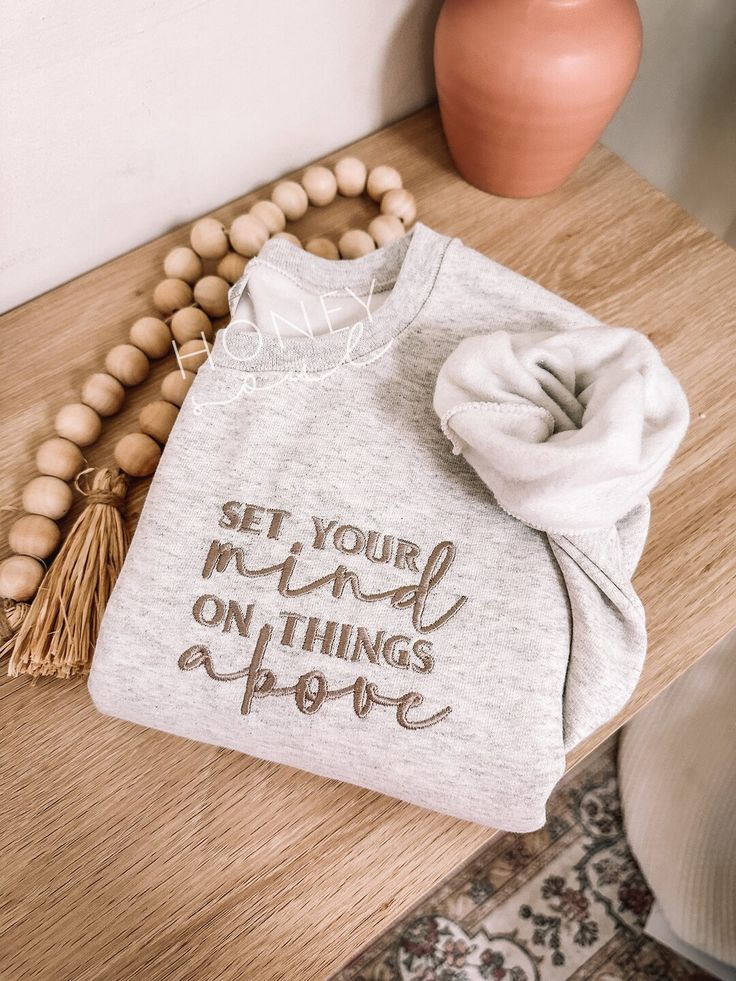 This Gender-Neutral Adult Sweatshirts item by HoneySoulShop has 373 favorites from Etsy shoppers. Ships from Fort Mill, SC. Listed on 01 Nov, 2023 Embroidery Placement, Beige Embroidery, Faith Sweatshirt, Bible Verse Gifts, Diy Sweatshirt, Christian Sweatshirt, Christian Apparel, Embroidered Bag, Embroidered Sweatshirt