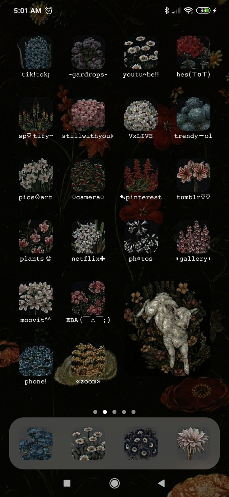 an image of some flowers and other things in the dark room with text on it