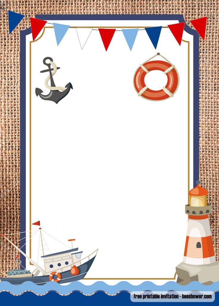 a paper with an image of a boat and a life preserver