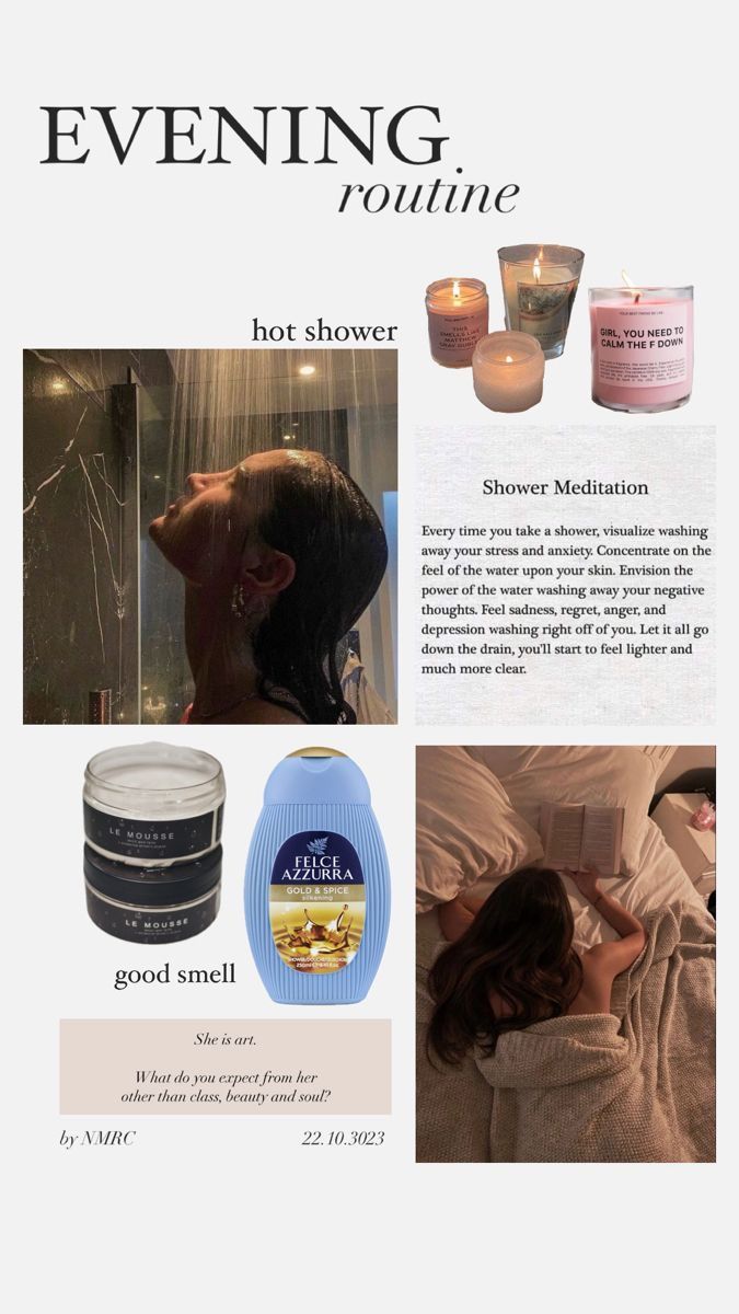 Feminine Night Routine, Evening Shower Aesthetic, Relaxing Shower Aesthetic, Relaxing Shower Ideas, Clean Shower Routine, Shower Motivation, Night Shower Routine, Evening Routine Aesthetic, Shower Routine Aesthetic