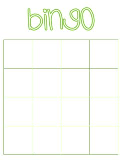 a blank calendar with the word's name in green and white, on a white background