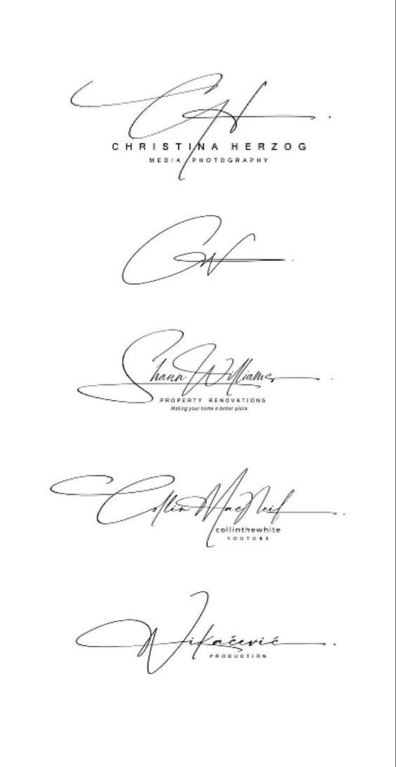 the signatures of three people who have been awarded for their work