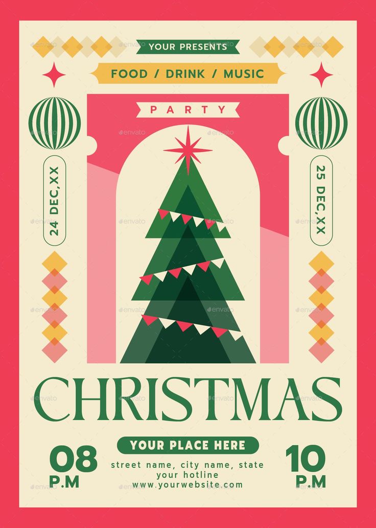 Christmas Party Flyer Gingerbread House Graphic Design, Christmas Bazaar Poster, Christmas Event Poster Graphic Design, Christmas Poster Graphic Design, Logo Christmas Design, Christmas Flyers Ideas, Christmas Campaign Ideas, Christmas Festival Poster, Christmas Event Design