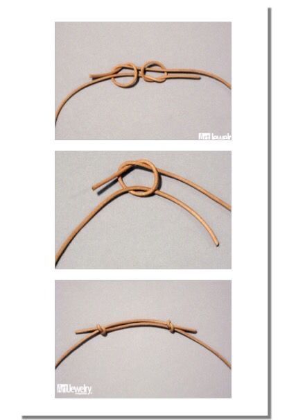 the instructions for how to tie a knot together