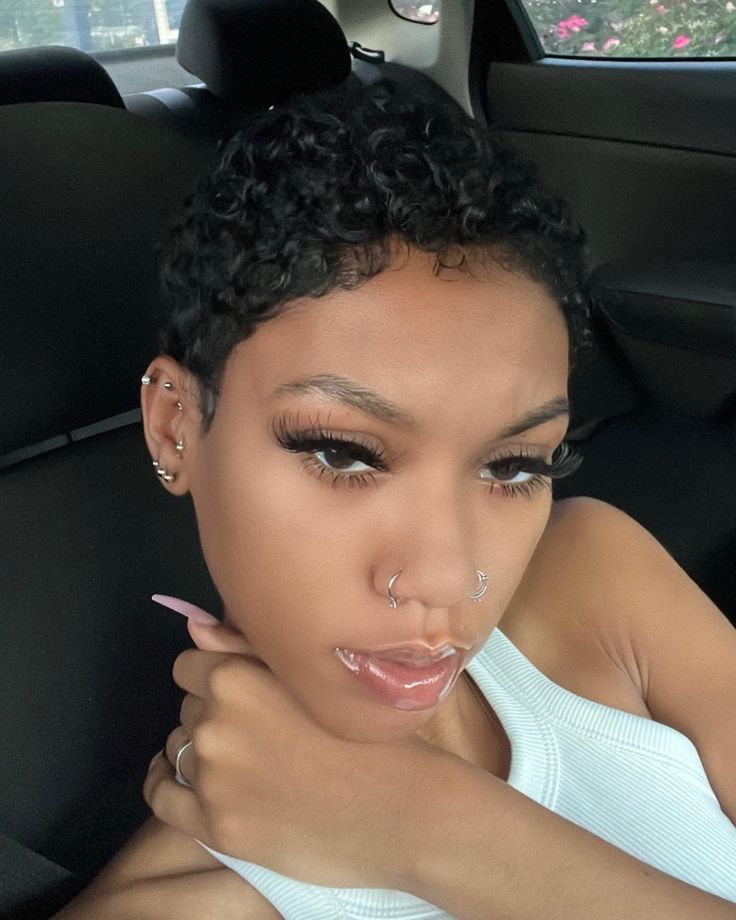 zekaithevillain Permed Pixie, Big Chop Hairstyles 4c Hair, Curly Twa, Hairstyles 4c Hair, Pixie Black Women, Hair Oval Face, Hairstyles 4c, Big Chop Hairstyles, Finger Waves Short Hair