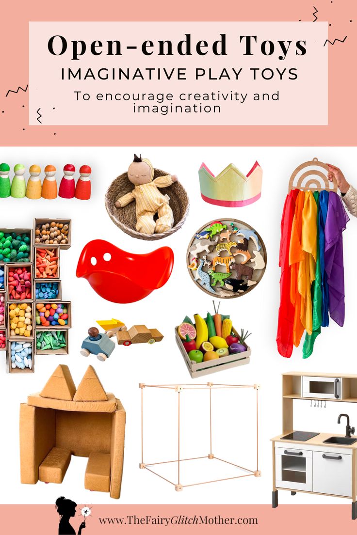 an open - ended toy's imaginative play toys to engage creativity and imagination