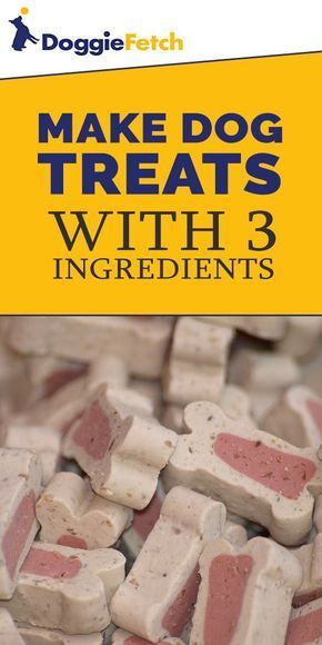 the cover of make dog treats with 3 ingredients