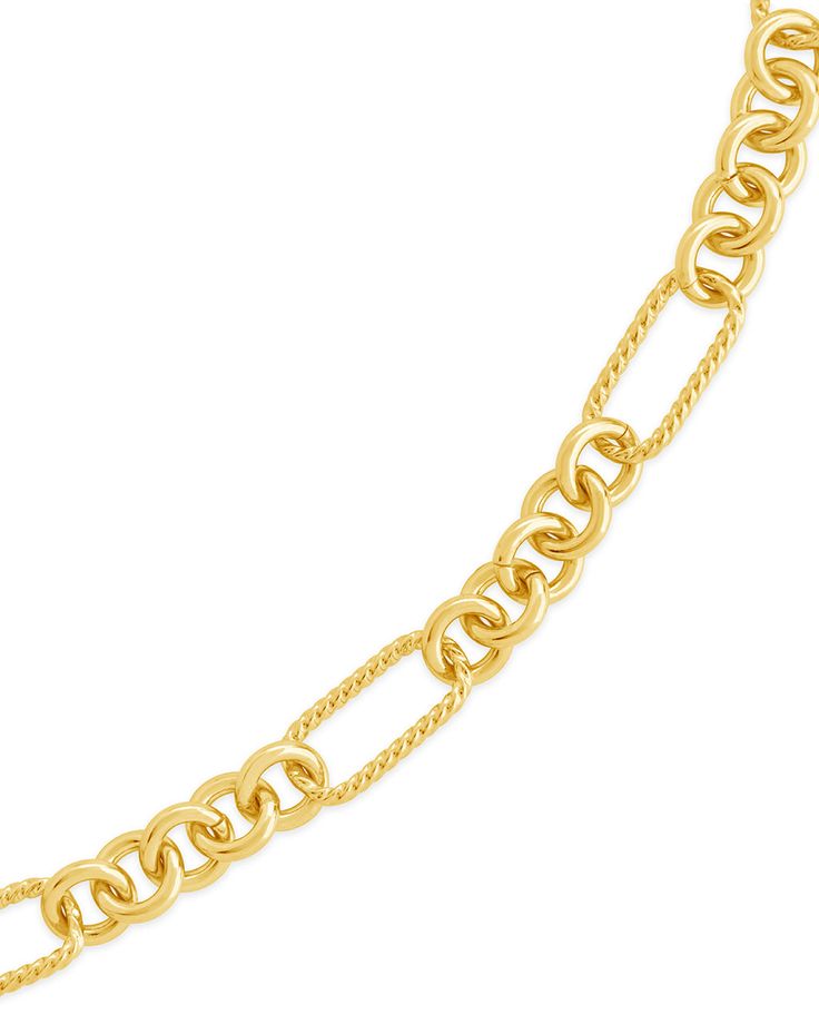 Introducing our Fianna Mixed Chain Link Bracelet, crafted with textured long links in a luxurious mixed metal design. Elevate your style with this sophisticated and exclusive piece, perfect for any occasion. Make a statement and add a touch of elegance to your wardrobe. Material: 14K gold or rhodium plated brass Features: Measures 7" length with 1" extender,,15x7mm oval links and 6mm round links lead and nickel free with lobster clasp Chain Link Bracelet Silver, Solid Gold Bracelet, Statement Drop Earrings, Mens Accessories Jewelry, Men Earrings, Earring Sale, Cuff Bangles, Jewelry Case, Pearl Studs