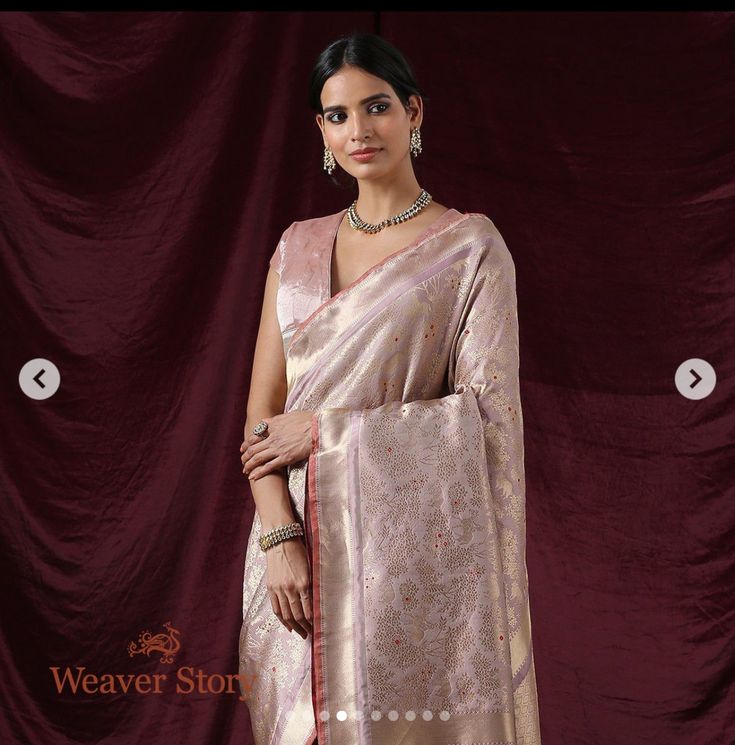 Katan Silk Saree, Handwoven Fabric, Hand Woven Textiles, Katan Silk, Banarasi Saree, Pashmina Shawl, Silk Yarn, Banarasi Sarees, Flora And Fauna