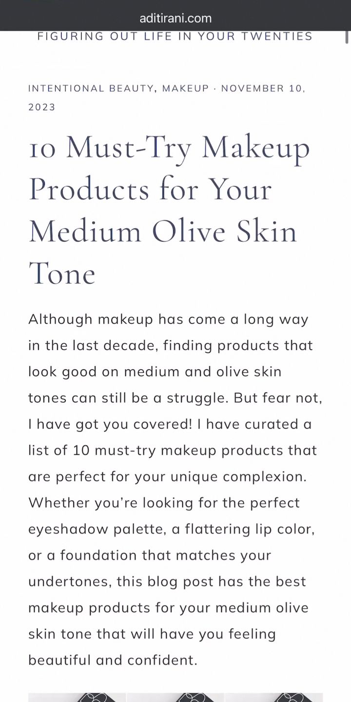 This blog post has the best makeup products for your medium olive skin tone that will have you feeling beautiful and confident Makeup Olive Skin, Medium Skin Makeup, Olive Skin Makeup, Medium Olive Skin, Asian Skin Tone, Perfect Red Lipstick, Makeup Tip, Olive Skin Tone, Brown Skin Makeup