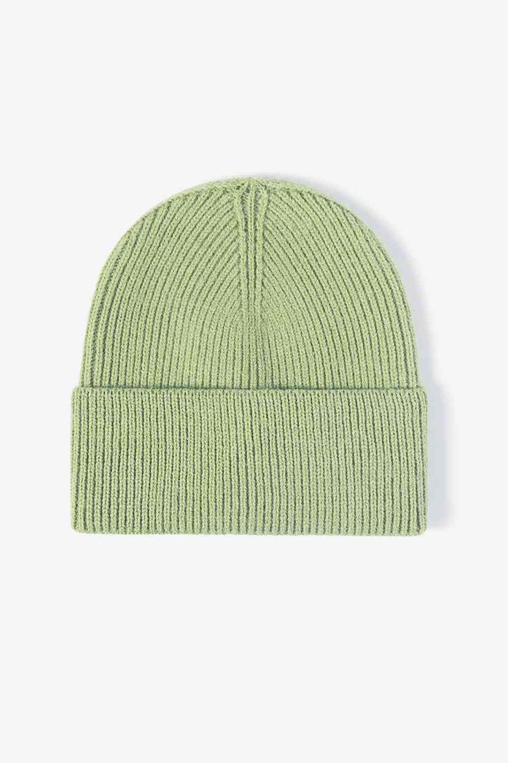 Picture style: Flat lay Type: Beanie Pattern type: Solid Material: 42% acrylic, 30% nylon, 28% polyester Imported Product measurements: Height: 8.5 inBrim: 3.5 inCircumference：21.2-23.5 in Solid Color Beanie For Fall, Solid Color Fall Beanie One Size, Trendy Warm Acrylic Beanie, Lightweight Solid Winter Hat, Warm Knit Hat In Solid Color, Green Cotton Hat For Winter, Trendy Knitted Acrylic Beanie, Green Cotton Winter Hat, Trendy Acrylic Beanie One Size