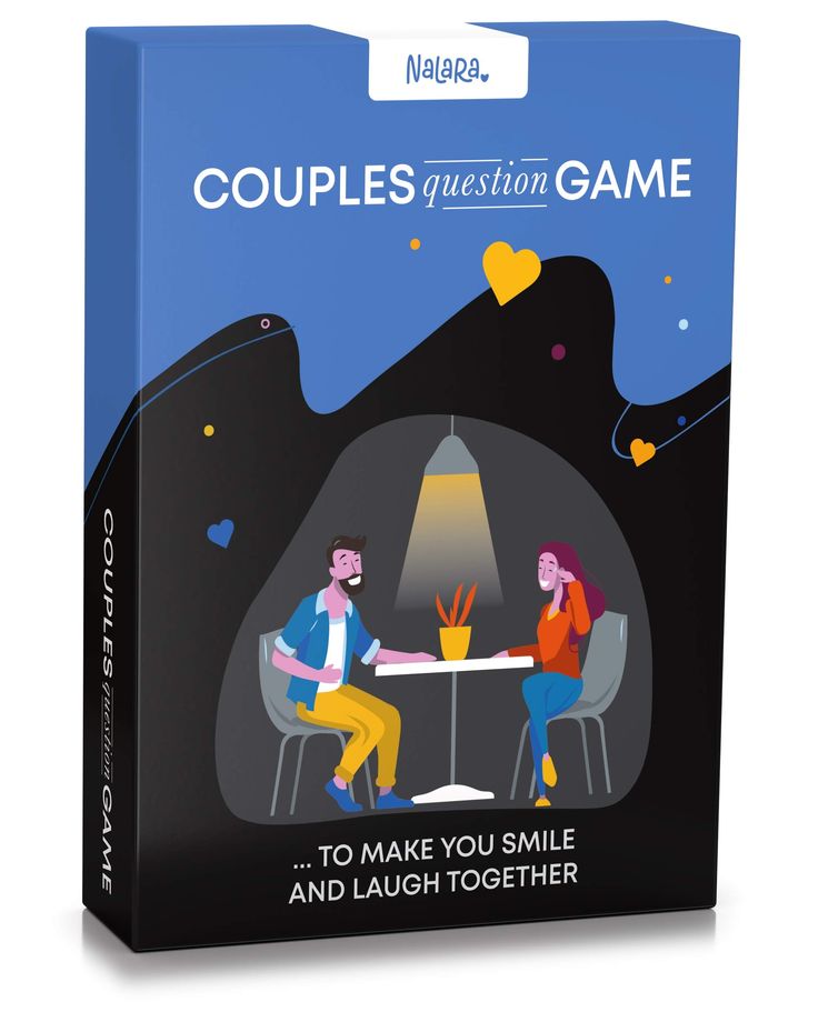 two people sitting at a table with the words couples question game in front of them