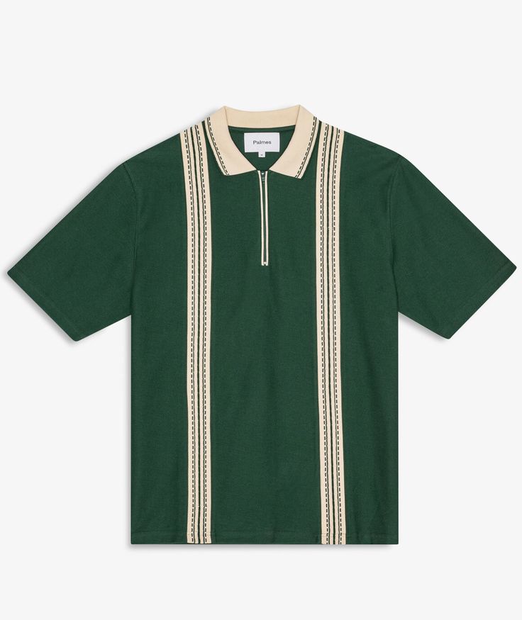 Polo Shirt Design Uniform, Print Techniques, Polo Shirt Outfits, Mens Polo T Shirts, Polo Design, Zip Polo, Polo Men, Green Polo, Mens Outfit Inspiration