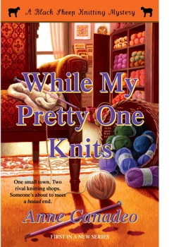 while my pretty one knits