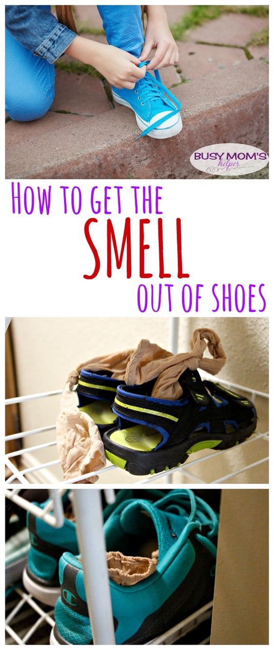 how to get the smell out of shoes and put them in shoe storage bins