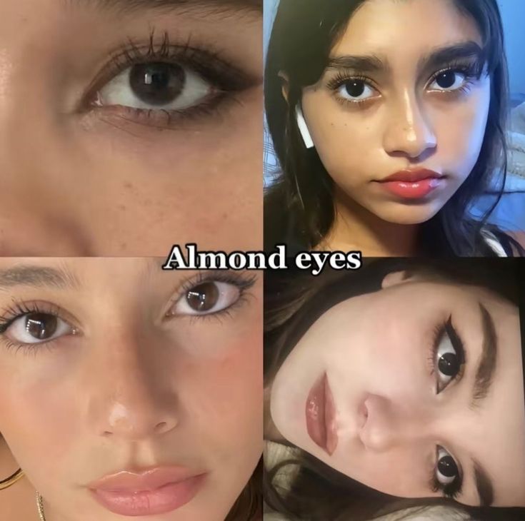 Almond Eye Makeup, Almond Eyes, Makeup Looks Tutorial, Face Yoga, Makeup Techniques, Pretty Eyes, Pretty Makeup, Cute Makeup, Eye Makeup Tutorial