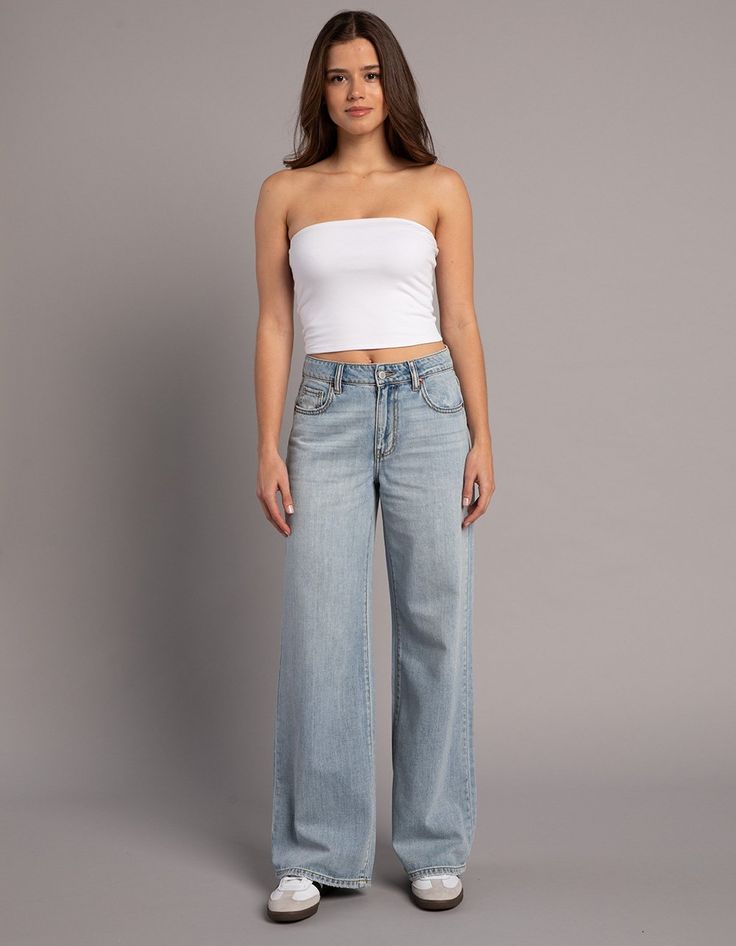 Seamless Tank Tops & Tops | Tillys High Rise Blue Jeans Outfit, Cute Jeans With No Rips, Best High Waisted Jeans, Best Jeans On Amazon, Women’s Jeans, High Rise Jeans Outfit, Crop Top And Jeans, Coquette Things, Trending Jeans