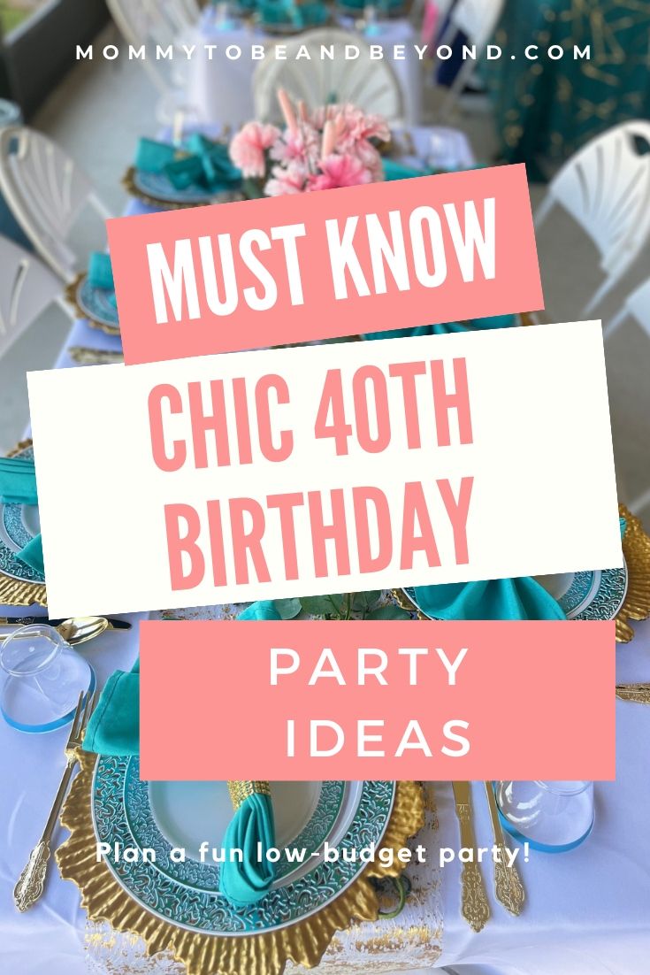 an image of a birthday party with the words must know chic 4th birthday party ideas