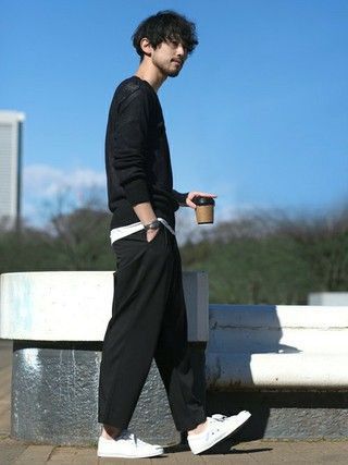 Japanese Mens Fashion, Japan Fashion Street, Minimalist Fashion Men, Mens Outfit Inspiration, Japanese Streetwear, Japanese Men, Men Street, Japanese Outfits, Streetwear Men Outfits