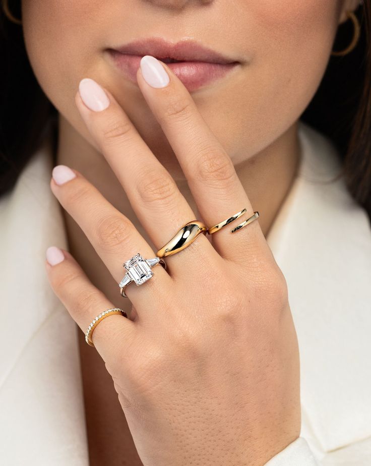 14k solid gold Width at widest point: 7 mm Width at shortest point: 2 mm 14k Gold Emerald Cut Ring With Prong Setting, Modern 14k Gold Solitaire Wedding Ring, Timeless 14k Gold Stackable Rings With Brilliant Cut, Modern 14k Gold Bypass Ring For Formal Occasions, Modern White 14k Gold Ring, Minimalist 14k Gold Emerald Cut Jewelry, 14k Gold Emerald Cut Stackable Promise Rings, Modern 14k Gold Bypass Ring For Anniversary, Modern Jewelry With Marquise Diamond Cut