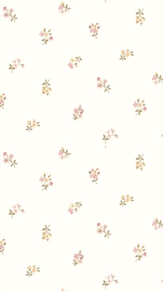 a white background with pink flowers on it