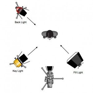 the diagram shows how to set up an antenna for different types of lights and devices