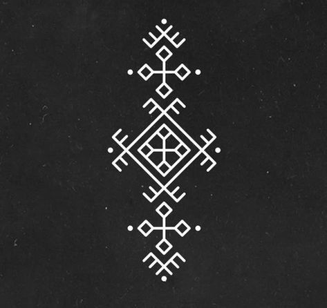 a black background with white designs on it