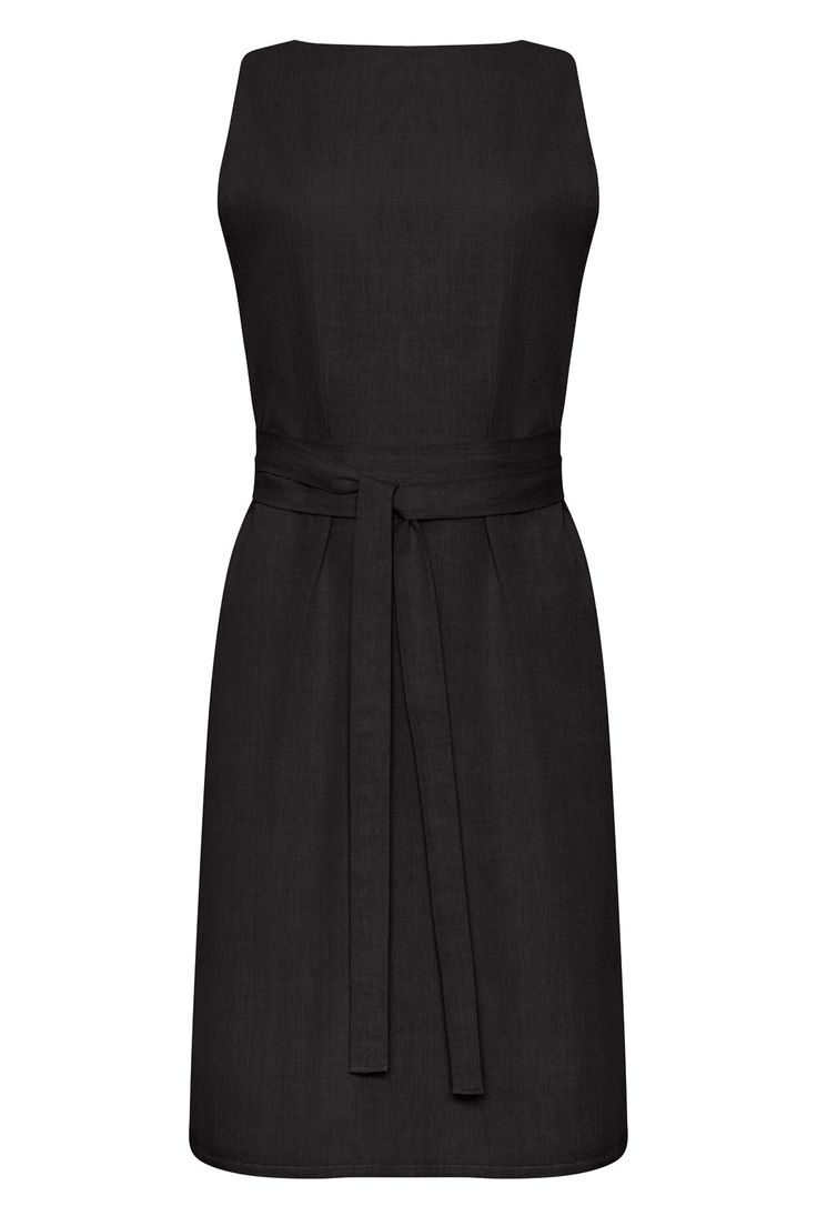 The elegant Isabelle wrap dress is crafted from 100% certified organic cotton. The fabric has a luxurious, soft feel to it and is cut to a beautiful, contemporary shape. It features a long sash belt that brings the waist in, which, along with the subtle A-line shape through the skirt, creates a flattering silhouette.The dress is available in two colours: beige and black. Both are incredibly versatile but look perfect when layered over a plain, long-sleeved cotton top. The dress is finished with Elegant Midi Dress With Tie Fastening, Chic Belted A-line Wrap Dress, Elegant Fitted Dress With Tie Fastening, Elegant Workwear Belted Dress With Tie Fastening, Chic Formal Dress With Tie Fastening, Classic Formal Dress With Tie Waist, Elegant A-line Belted Dress With Tie Waist, Elegant Belted Wrap Dress For Formal Occasions, Elegant Knee-length Belted Dress With Tie Waist