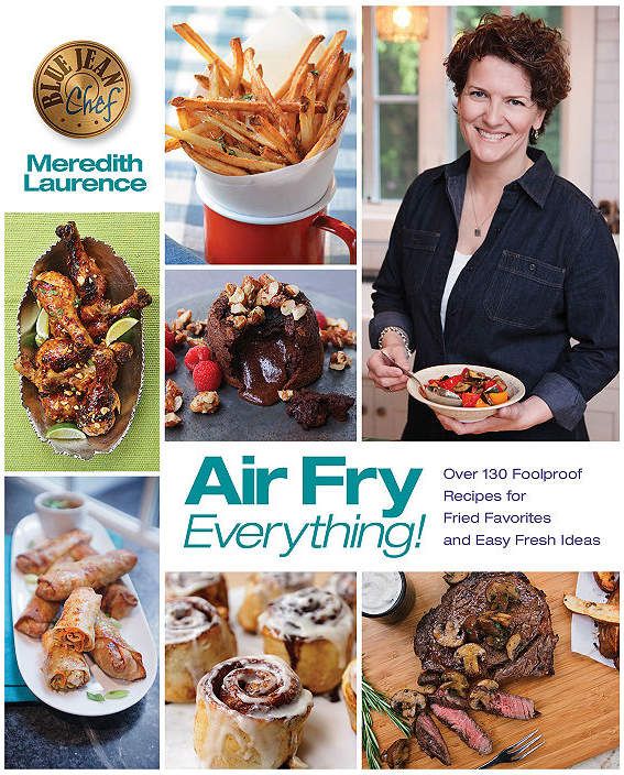 an advertisement for air fry everything with pictures of different foods and desserts on it