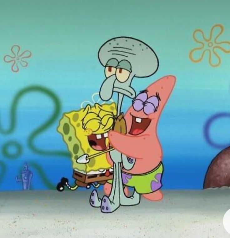 spongebob and patrick in the middle of an animated scene