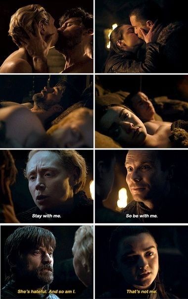 game of thrones s02e10 the night watcher's kiss