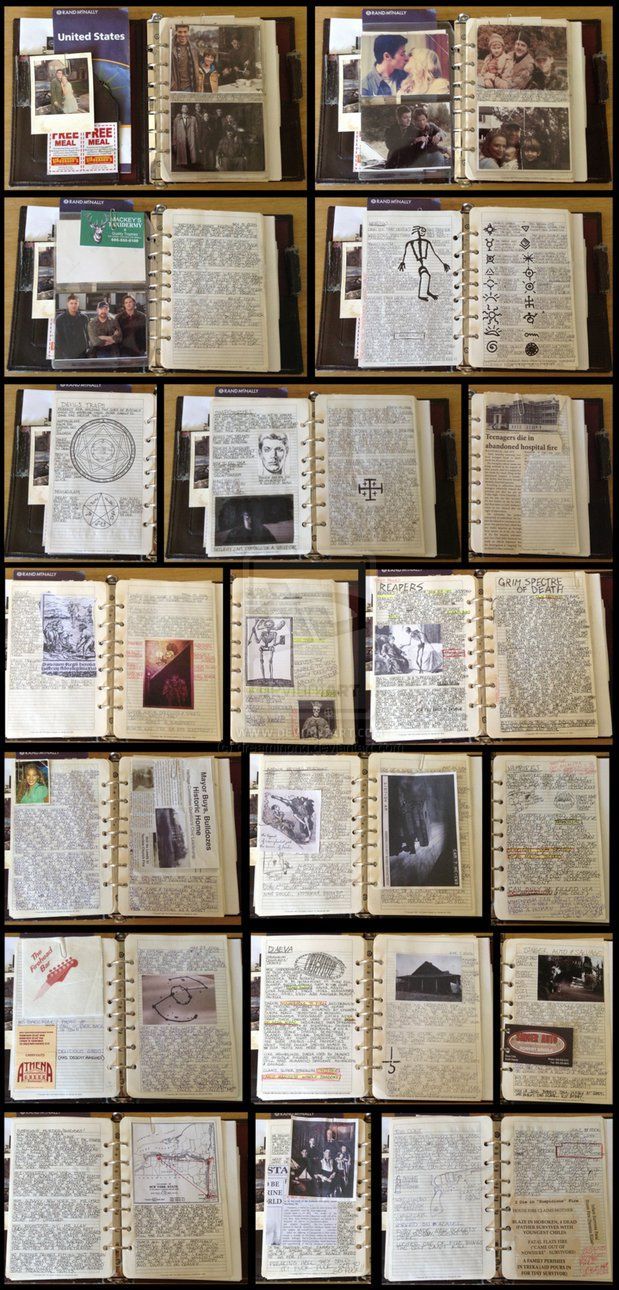 many books are stacked on top of each other with pictures and text in the pages