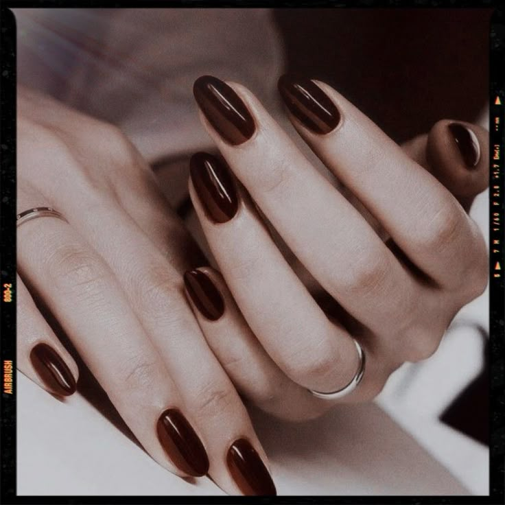 Nails Dark Academia Nails, Academia Nails, Nails Inspired, Dark Academy, Dark Nails, Dark Academia Aesthetic, Autumn Nails, Minimalist Nails, Beauty Makeup Tips