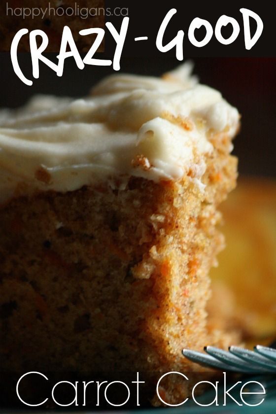 a close up of a carrot cake on a plate