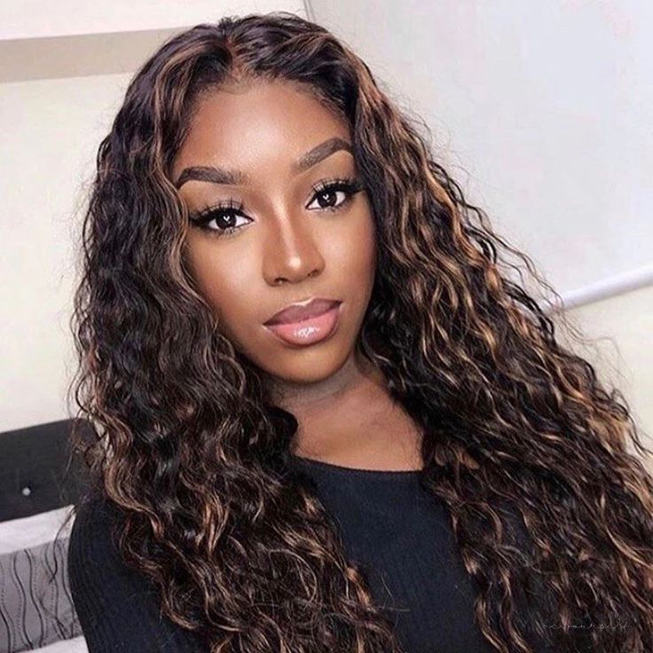 Lasaky - Refined Sable Brown Synthetic Long Curly Fashion Wig Curly Lace Frontal, Long Curly Wig, Curly Lace Front Wigs, Lace Hair, Human Hair Lace Wigs, Hair Quality, Balayage Highlights, Brazilian Human Hair, Long Curly Hair