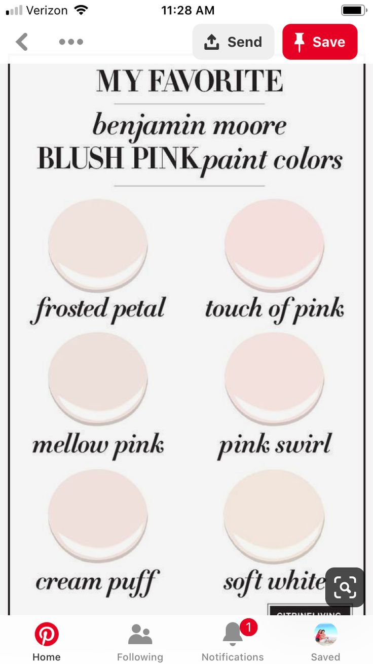 the pink paint is being used to create different colors