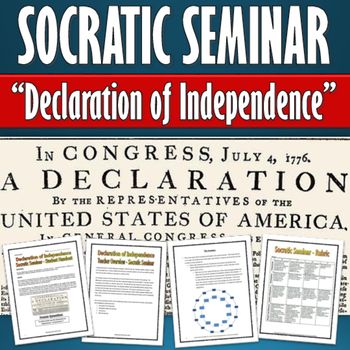 the declaration of independence is shown in this poster