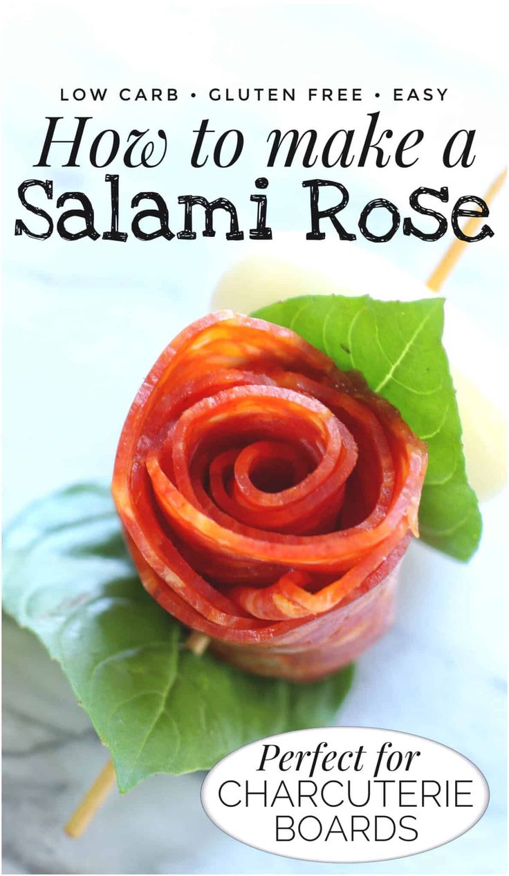 how to make a salami rose perfect for charcuterie boards by gluten free easy