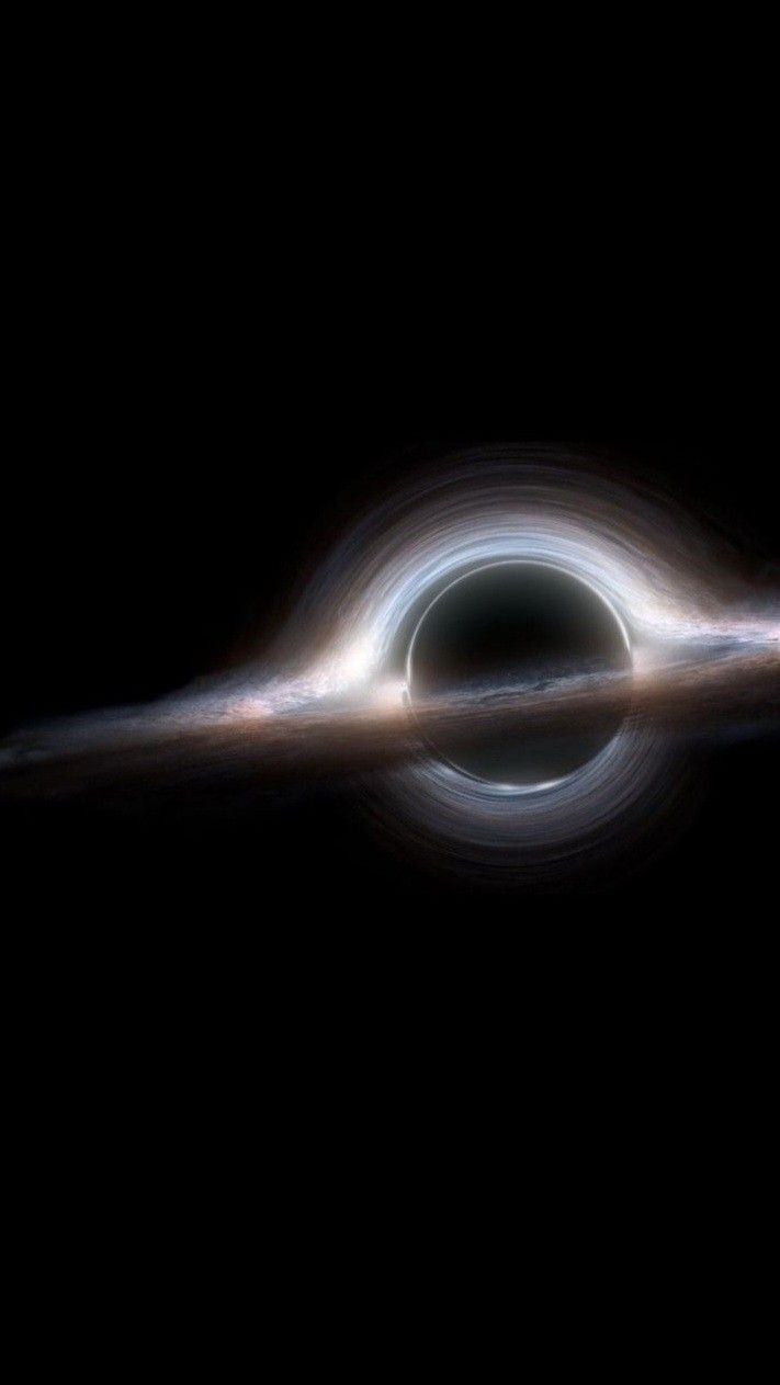 the black hole is seen in this artist's impression from nasa, which has been captured by an astronomical camera